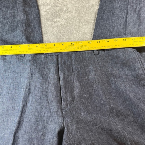 Joseph‎ Abboud Men's Dress Pants Navy Blue Linen ANGELICO Size 34
Inseam 28 - Picture 5 of 8